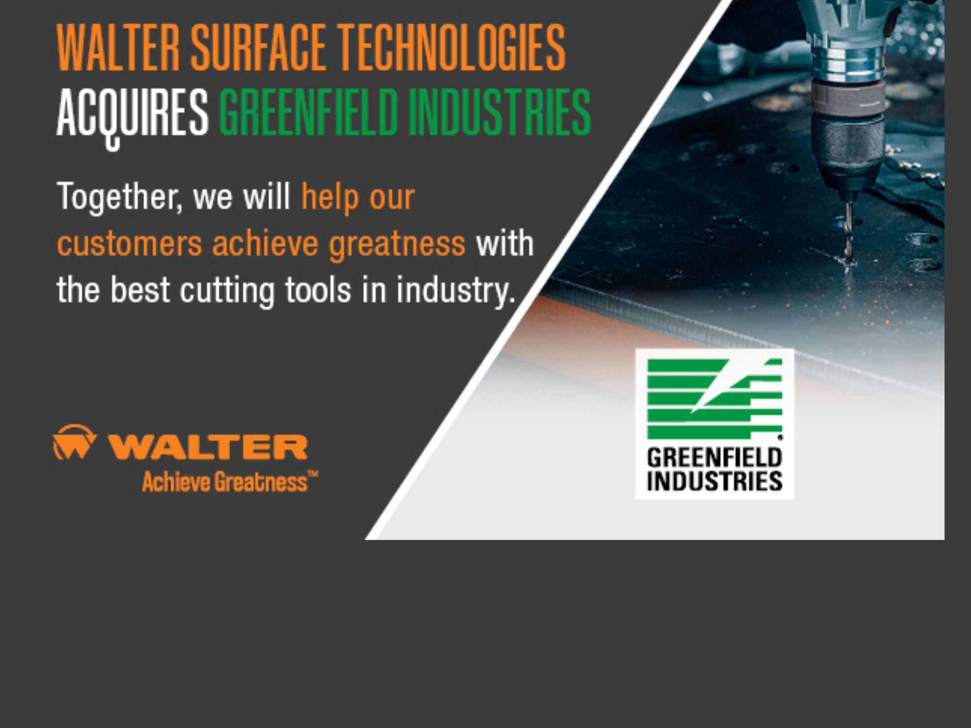 WALTER Acquires Greenfield Industries