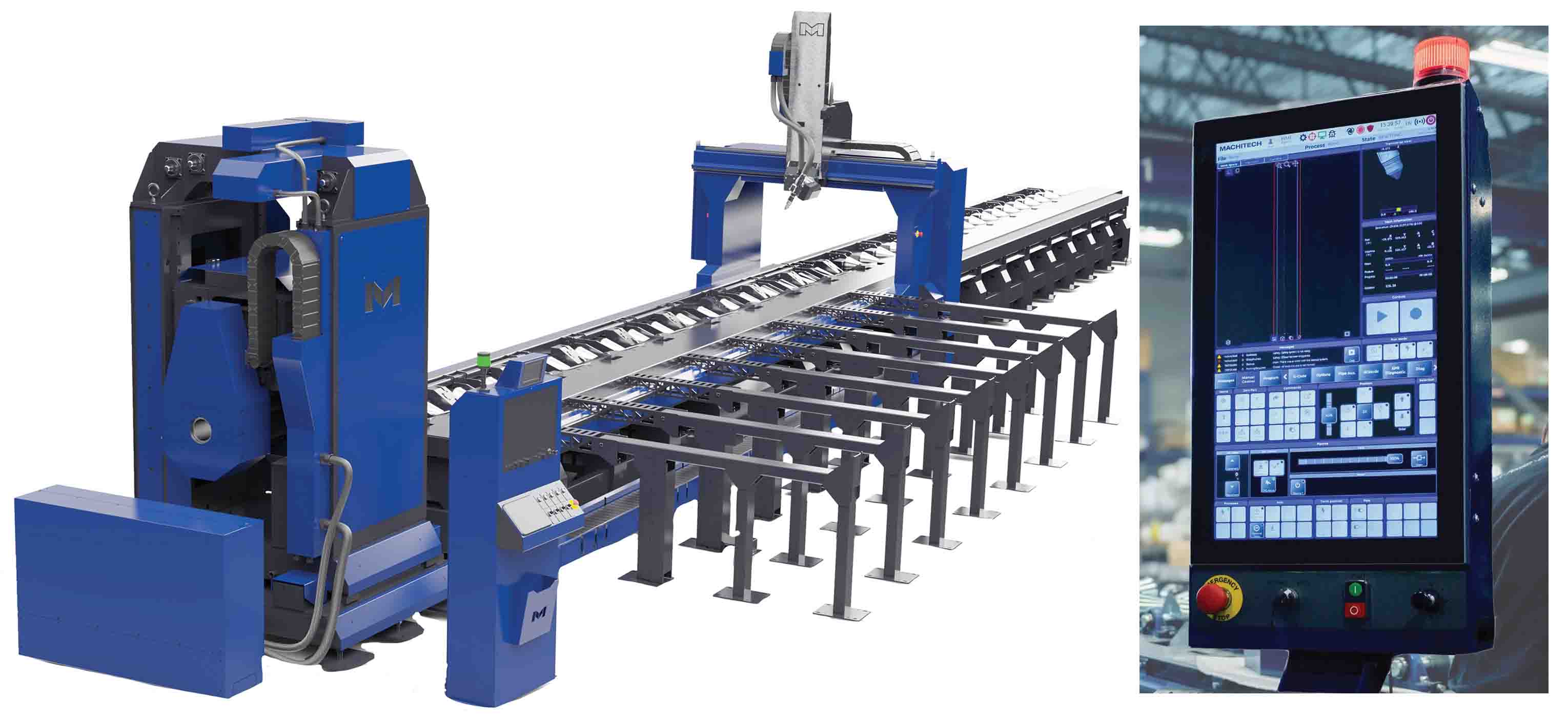 Machitech NX4 Provides All-In-One Pipe Cutting Process Control
