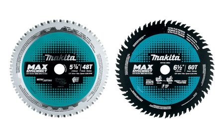 Saw blades are engineered for faster cutting and more cuts per charge