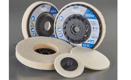 New Norton Rapid Polish discs quickly, easily produce superior finishes